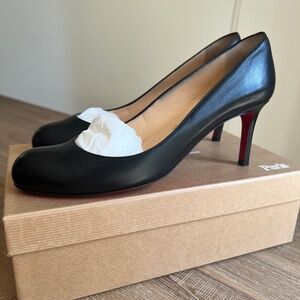 Christian Louboutin Simple Black Pump 70